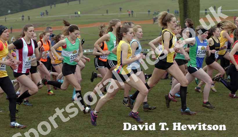 Lydia Turner (North East) under-17s McCain World Cross Country Trials and Inter Counties.
